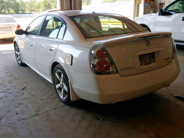 1N4BL11D25N492554 - 2005 NISSAN ALTIMA SE WHITE photo 3