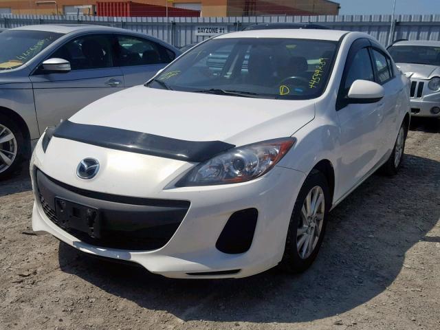 JM1BL1UF4D1737089 - 2013 MAZDA 3 I WHITE photo 2