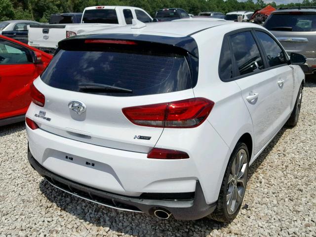 KMHH55LC4KU105798 - 2019 HYUNDAI ELANTRA GT WHITE photo 4