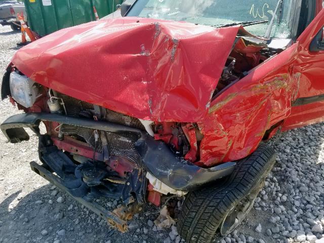 5N1ED28Y5YC584093 - 2000 NISSAN XTERRA XE RED photo 9