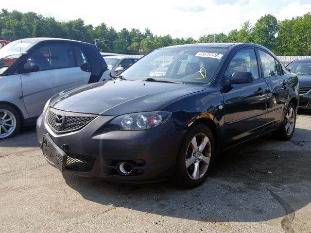 JM1BK323951243738 - 2005 MAZDA 3 S BLACK photo 2