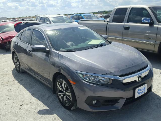 19XFC1F79GE025167 - 2016 HONDA CIVIC EXL GRAY photo 1