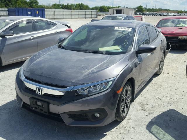 19XFC1F79GE025167 - 2016 HONDA CIVIC EXL GRAY photo 2