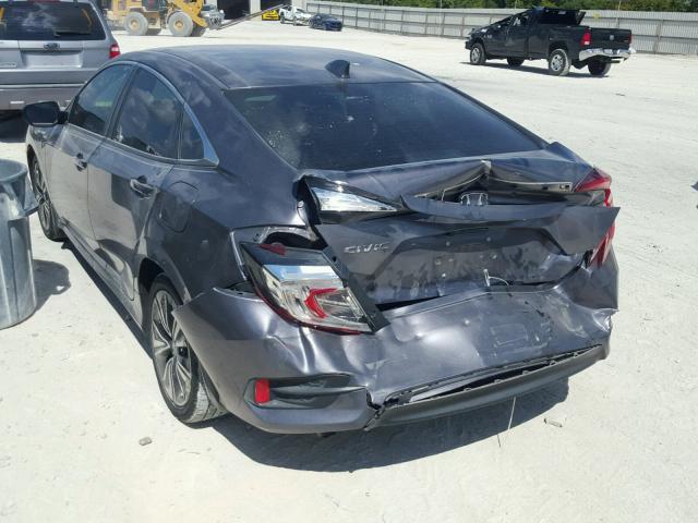 19XFC1F79GE025167 - 2016 HONDA CIVIC EXL GRAY photo 3