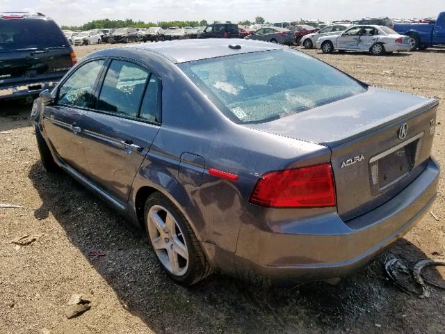 19UUA66276A040400 - 2006 ACURA 3.2TL GRAY photo 3