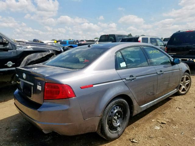 19UUA66276A040400 - 2006 ACURA 3.2TL GRAY photo 4