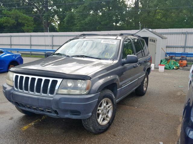 1J4GX48S43C543727 - 2003 JEEP GRAND CHER GRAY photo 2