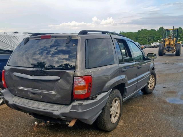 1J4GX48S43C543727 - 2003 JEEP GRAND CHER GRAY photo 4