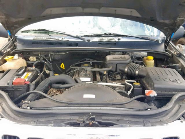 1J4GX48S43C543727 - 2003 JEEP GRAND CHER GRAY photo 7