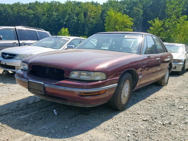 1G4HP52K6VH604263 - 1997 BUICK LESABRE CU BURGUNDY photo 2