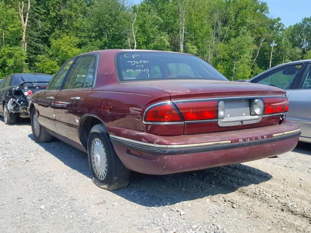 1G4HP52K6VH604263 - 1997 BUICK LESABRE CU BURGUNDY photo 3