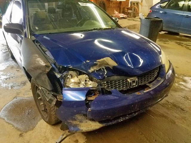 1HGEM21184L034951 - 2004 HONDA CIVIC DX V BLUE photo 9