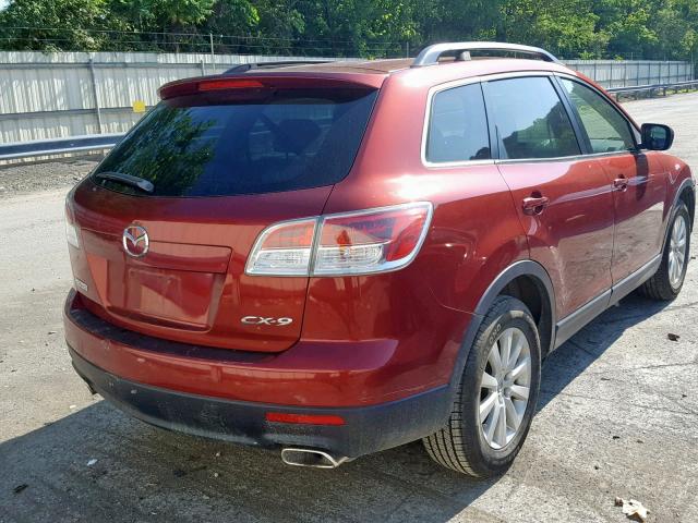 JM3TB28Y170119688 - 2007 MAZDA CX-9 MAROON photo 4