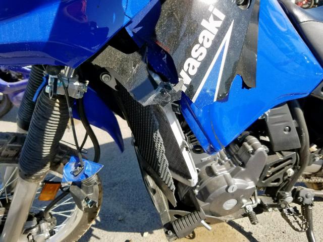 JKAKLEE199DA22354 - 2009 KAWASAKI KL650 E BLUE photo 9