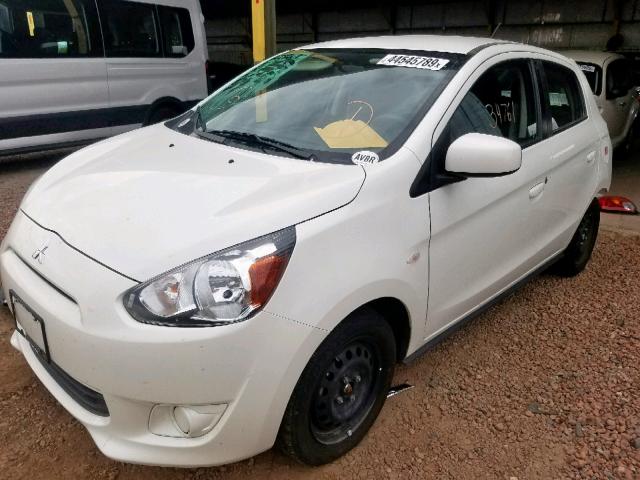 ML32A3HJ9FH045021 - 2015 MITSUBISHI MIRAGE DE WHITE photo 2