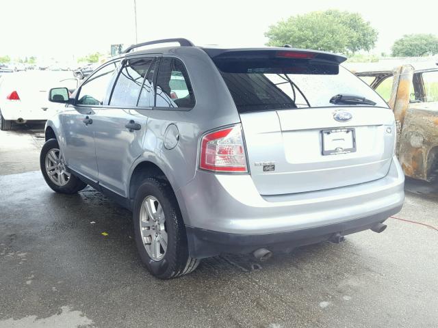 2FMDK36C47BA46224 - 2007 FORD EDGE SE SILVER photo 3