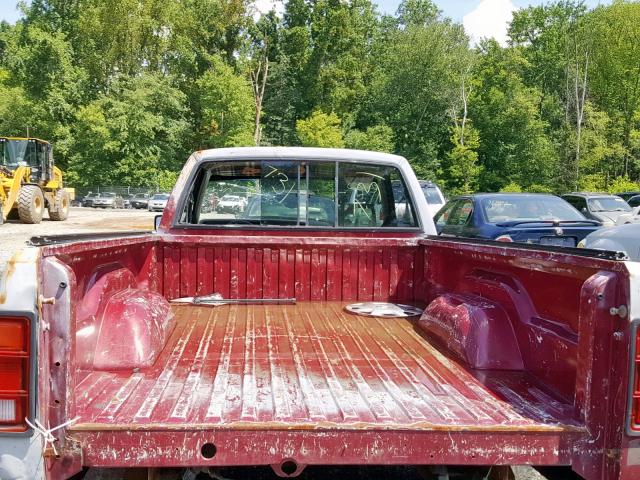 1B7FL26X2TS601467 - 1996 DODGE DAKOTA GRAY photo 6