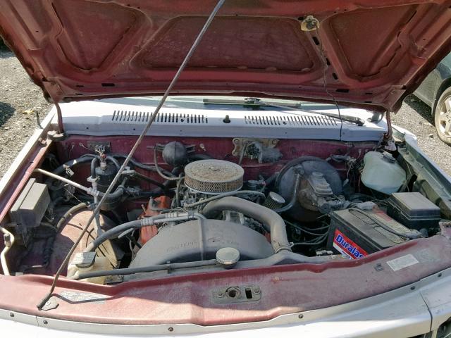 1B7FL26X2TS601467 - 1996 DODGE DAKOTA GRAY photo 7