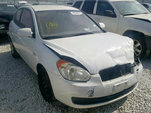 KMHCM36C29U127077 - 2009 HYUNDAI ACCENT GS WHITE photo 1