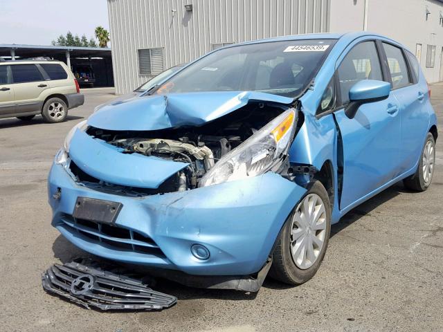 3N1CE2CP0FL410203 - 2015 NISSAN VERSA NOTE BLUE photo 2