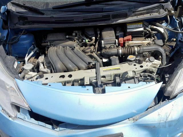 3N1CE2CP0FL410203 - 2015 NISSAN VERSA NOTE BLUE photo 7