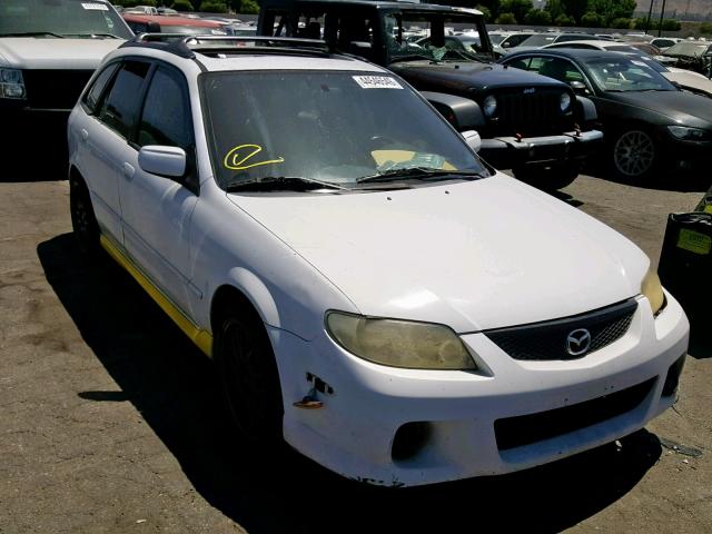 JM1BJ245321470527 - 2002 MAZDA PROTEGE PR WHITE photo 1