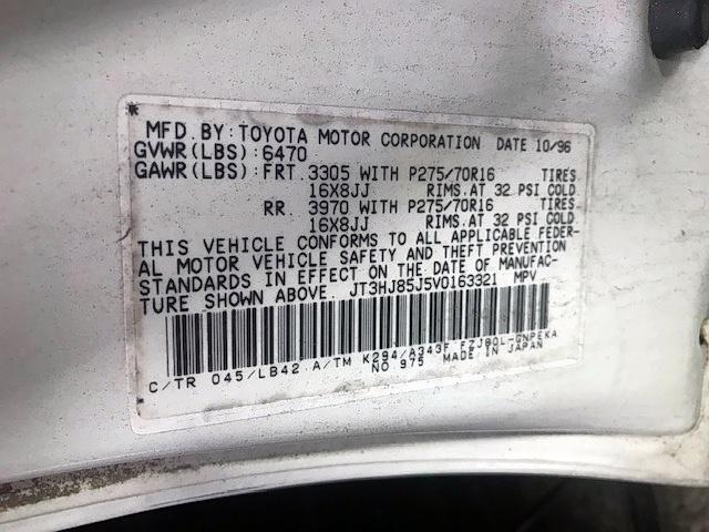 JT3HJ85J5V0163321 - 1997 TOYOTA LAND CRUIS WHITE photo 10