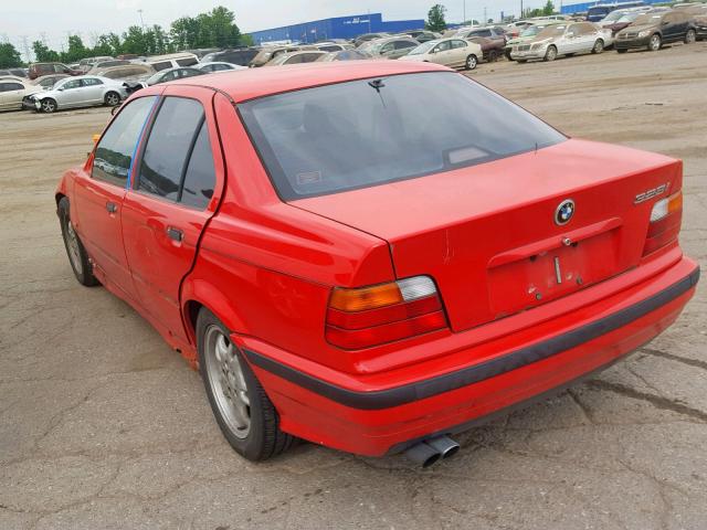 WBACD432XWAV60372 - 1998 BMW 328 I AUTO RED photo 3