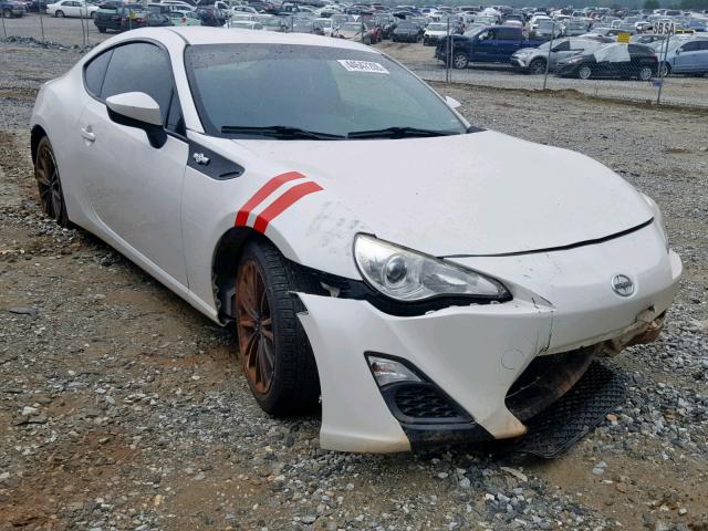 JF1ZNAA11D2712524 - 2013 TOYOTA SCION FR-S WHITE photo 1