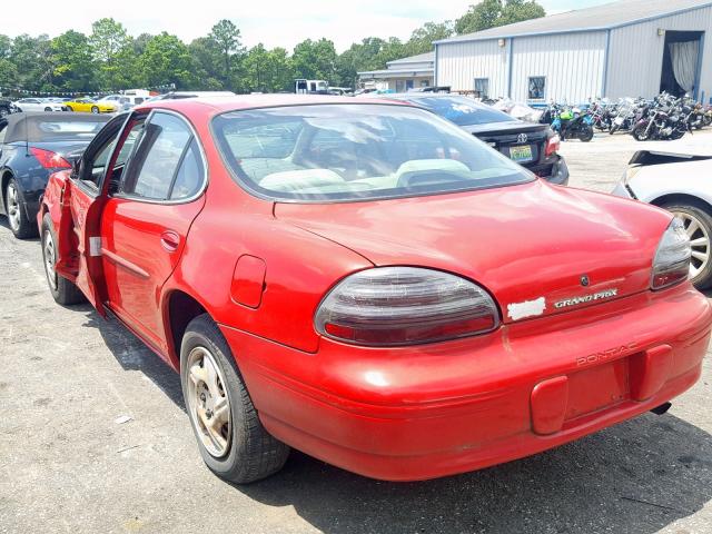 1G2WJ52M8XF233706 - 1999 PONTIAC GRAND PRIX RED photo 3
