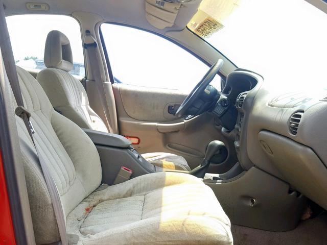 1G2WJ52M8XF233706 - 1999 PONTIAC GRAND PRIX RED photo 5