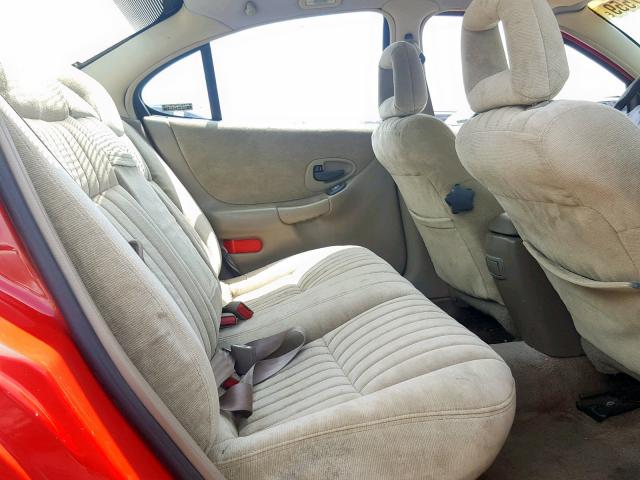 1G2WJ52M8XF233706 - 1999 PONTIAC GRAND PRIX RED photo 6