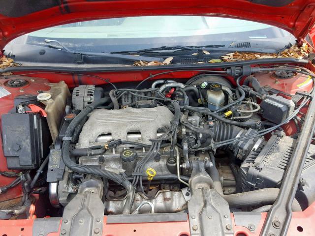1G2WJ52M8XF233706 - 1999 PONTIAC GRAND PRIX RED photo 7