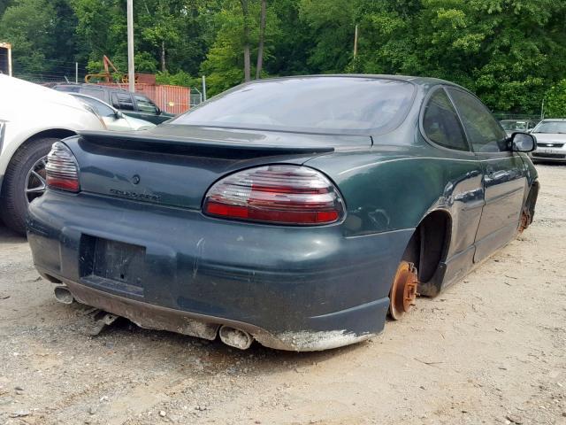 1G2WP12K1XF288293 - 1999 PONTIAC GRAND PRIX GREEN photo 4