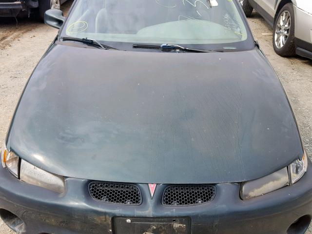 1G2WP12K1XF288293 - 1999 PONTIAC GRAND PRIX GREEN photo 7
