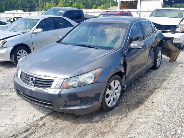 1HGCP26868A127098 - 2008 HONDA ACCORD EXL GRAY photo 2