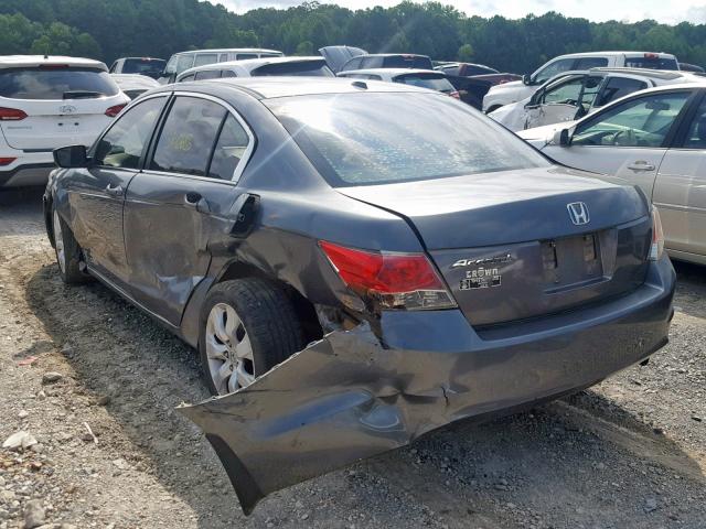 1HGCP26868A127098 - 2008 HONDA ACCORD EXL GRAY photo 3