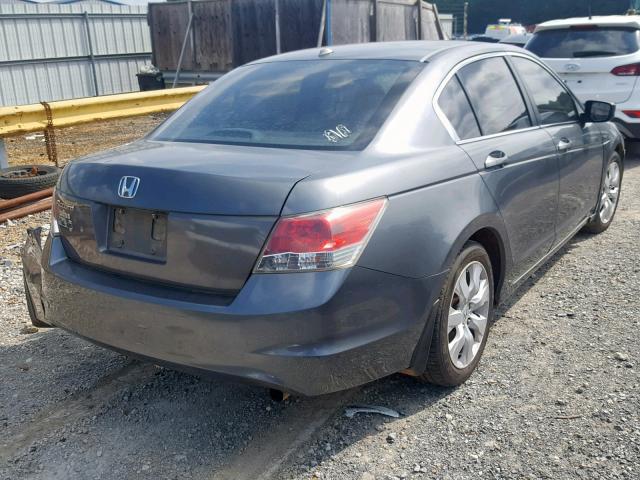 1HGCP26868A127098 - 2008 HONDA ACCORD EXL GRAY photo 4