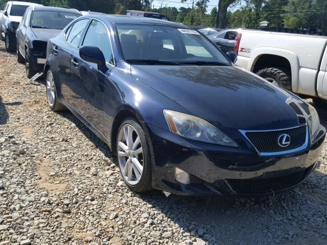 JTHBK262272056879 - 2007 LEXUS IS 250 BLUE photo 1