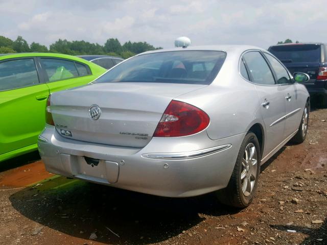 2G4WE567151197829 - 2005 BUICK LACROSSE C SILVER photo 4