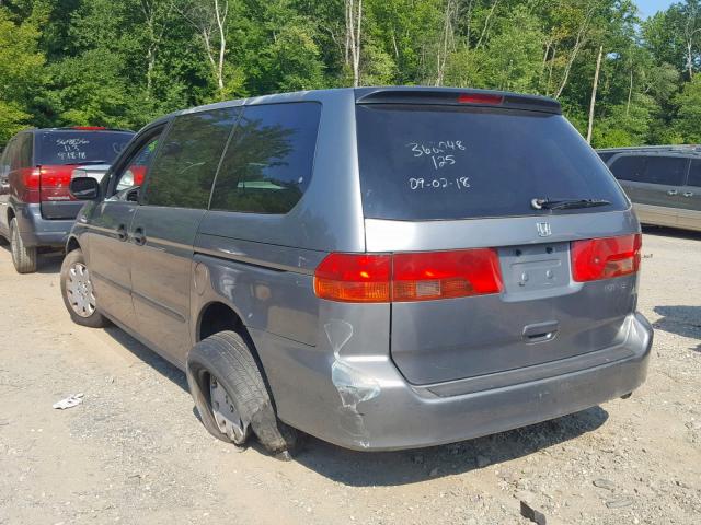 2HKRL1858YH553286 - 2000 HONDA ODYSSEY LX GRAY photo 3