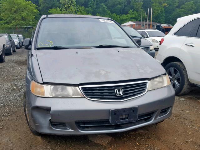 2HKRL1858YH553286 - 2000 HONDA ODYSSEY LX GRAY photo 9