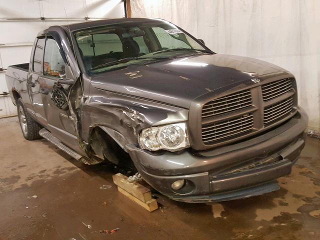 1D7HU18Z33S187362 - 2003 DODGE RAM 1500 S GRAY photo 1