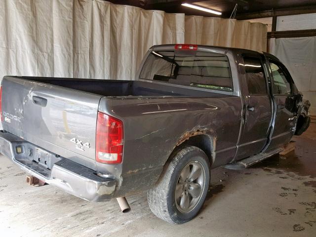 1D7HU18Z33S187362 - 2003 DODGE RAM 1500 S GRAY photo 4