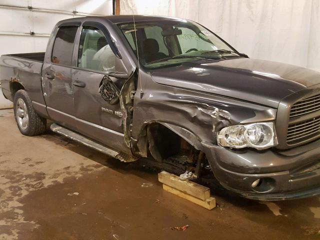 1D7HU18Z33S187362 - 2003 DODGE RAM 1500 S GRAY photo 9