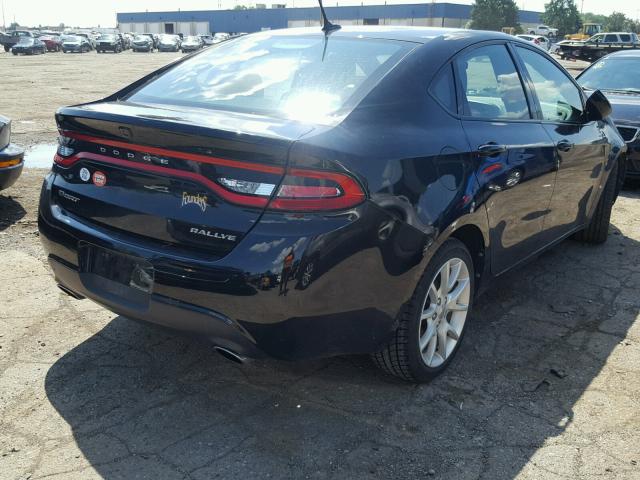 1C3CDFBA2DD261305 - 2013 DODGE DART SXT BLACK photo 4