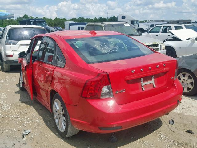 YV1MS382992444234 - 2009 VOLVO S40 2.4I RED photo 3