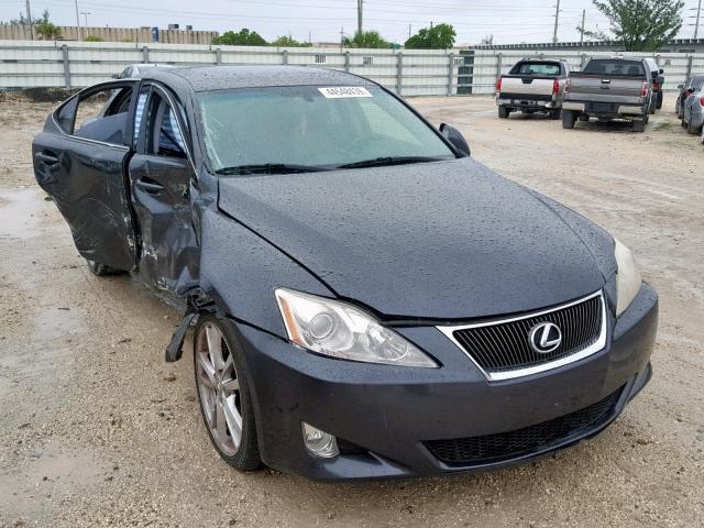 JTHBK262265013415 - 2006 LEXUS IS 250 GRAY photo 1