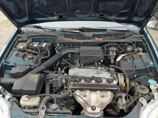 JHMEJ6620WS007315 - 1998 HONDA CIVIC DX GREEN photo 7