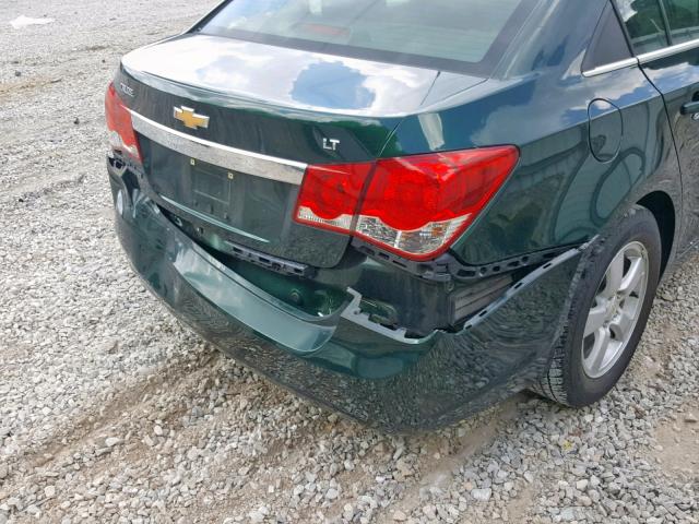 1G1PC5SB3E7479927 - 2014 CHEVROLET CRUZE LT GREEN photo 9